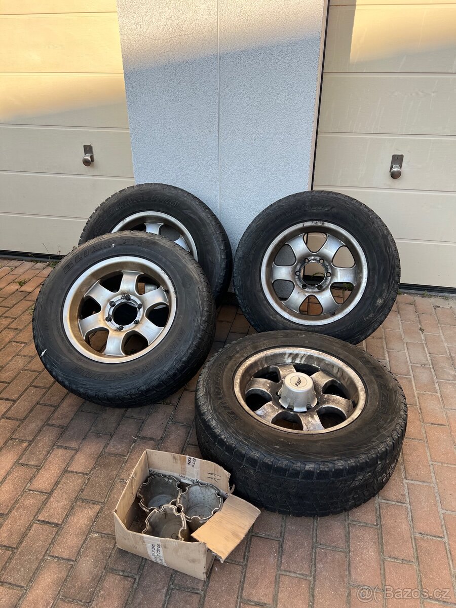 Kola sada 4 AEZ s pneumatiky Bridgestone