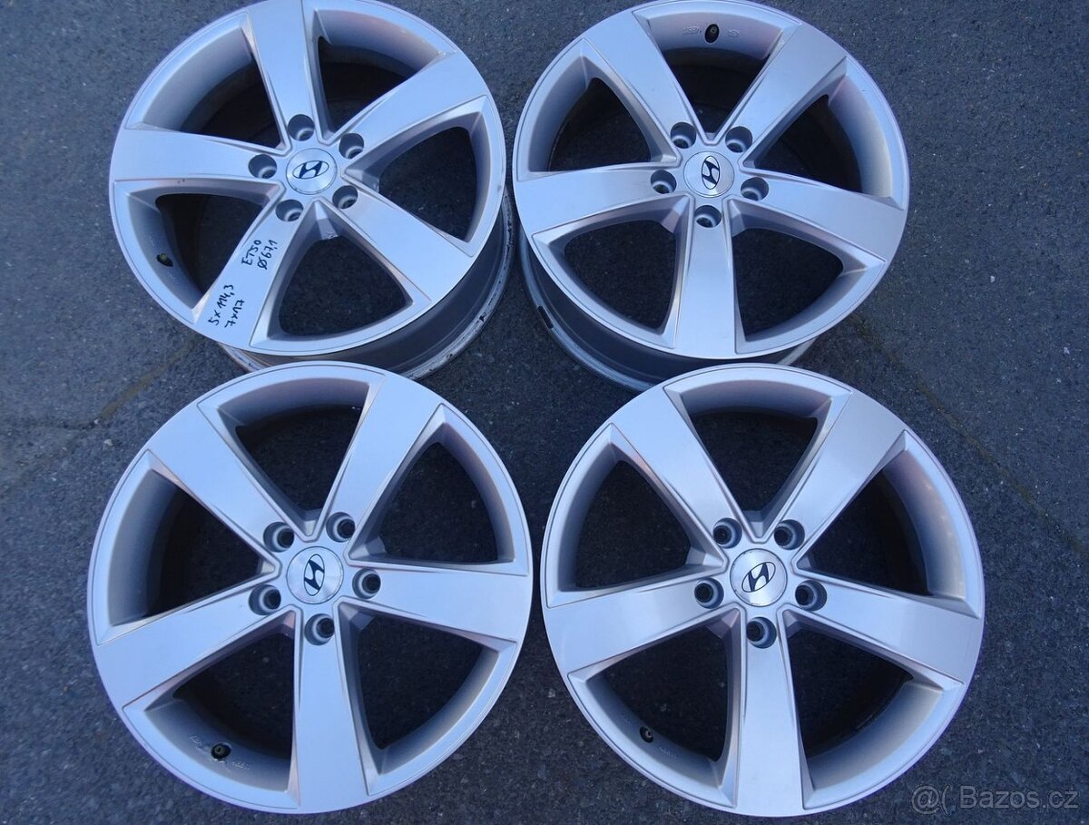Alu disky na Hyundai, Kia, 17", 5x114.3, ET 50, šířka 7J