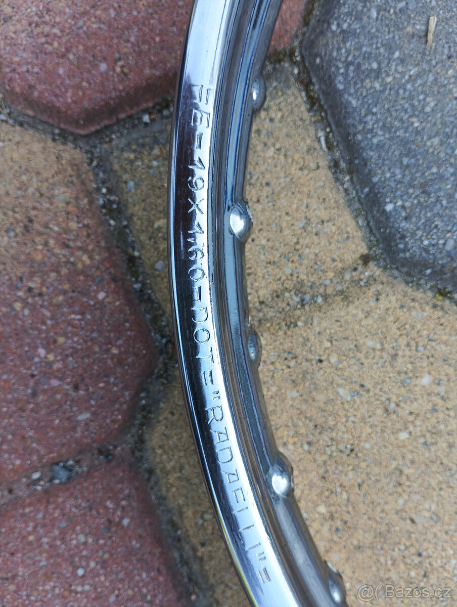 Jawa - ráfky 19"na péráka