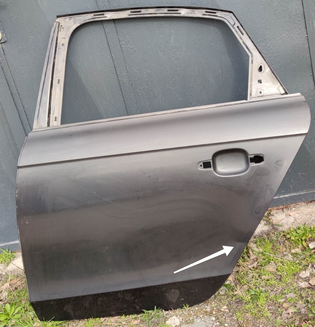 Audi A4 B8 B8 lift dvere zadné ľavé