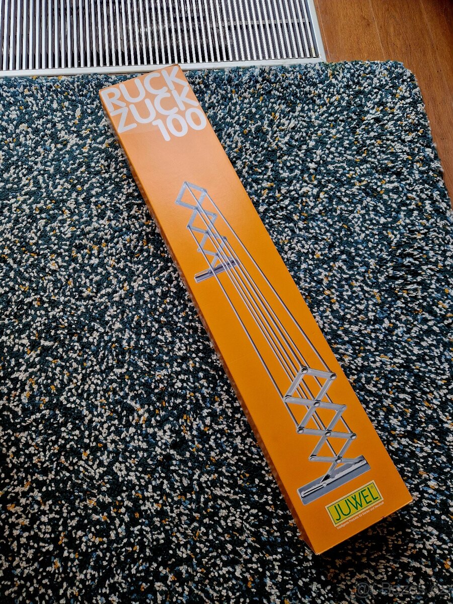 NOVÝ venkovní sušák JUWEL RuckZuck, 100cm, Chrom