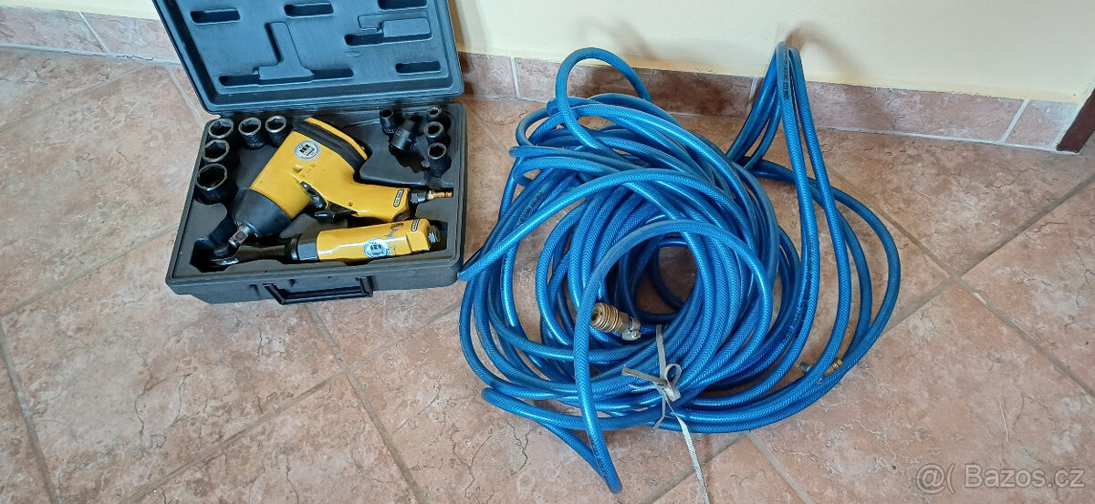 Pneumatická utahovací sada + prodlužovací hadice