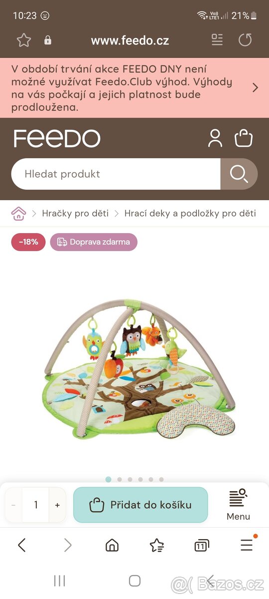 hraci deka skip hop