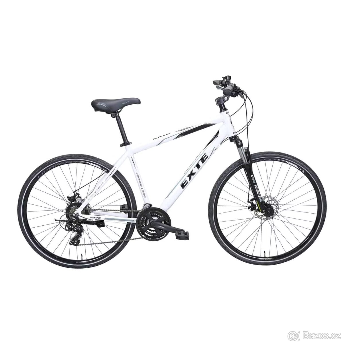 Nové pánské krosové kolo EXTE Santiago Cross 28" bílé