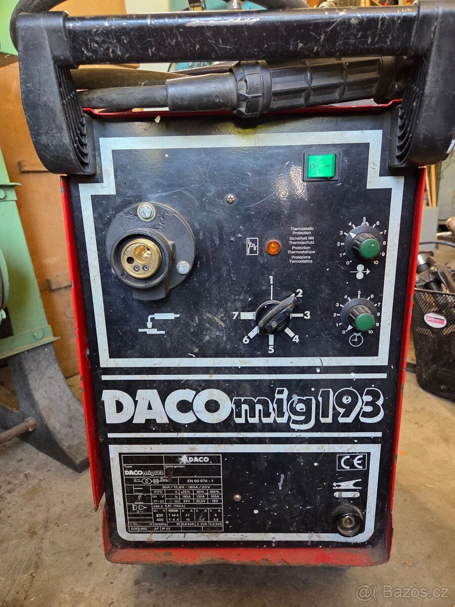Svářečka stejnosměrná DACO mig 193 CO2