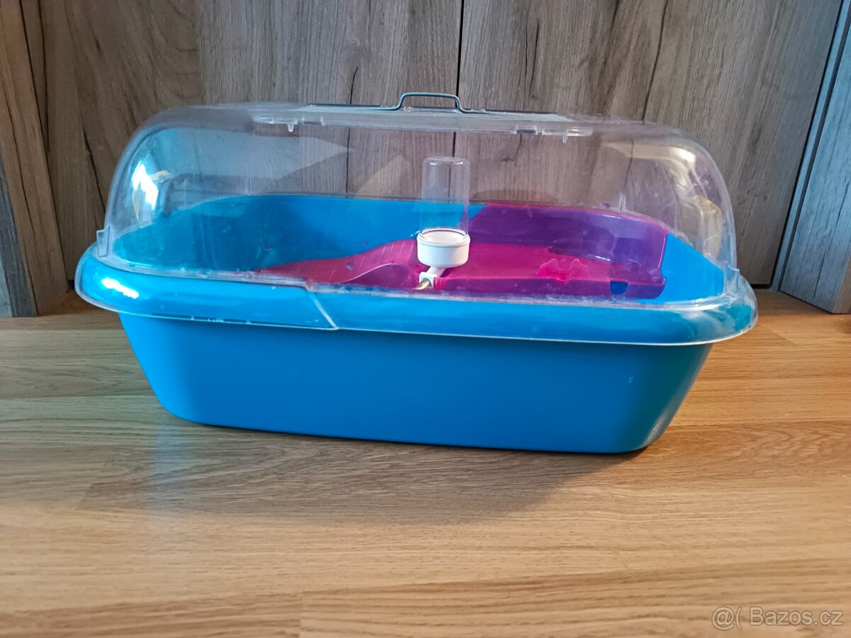 Klec pro křečka, plastová klec, plastový box