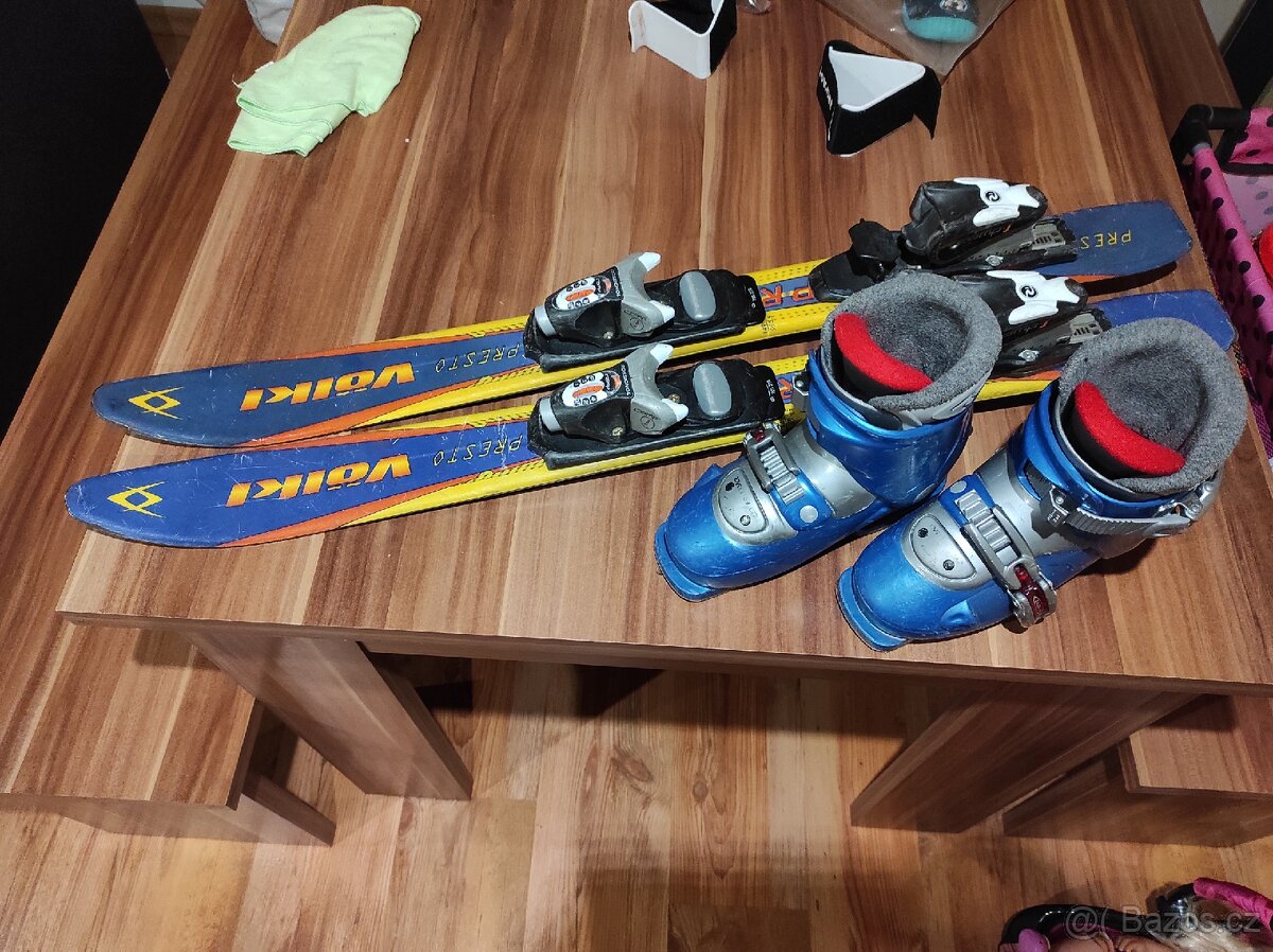 Dětský set sjezdové lyže 90 cm