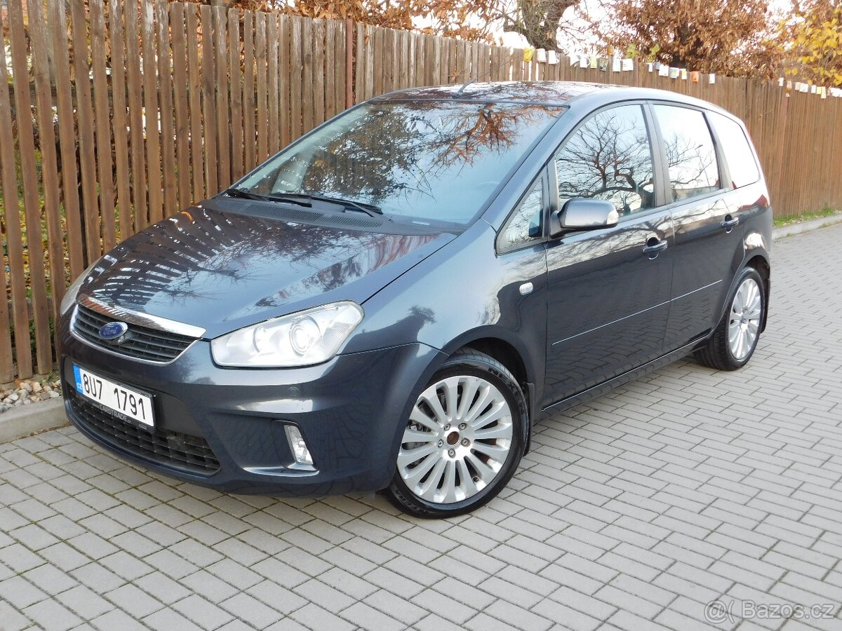 Ford C-max 2.0 TDCi,,TITANIUM,pěkný,BEZ KOROZE,tažný