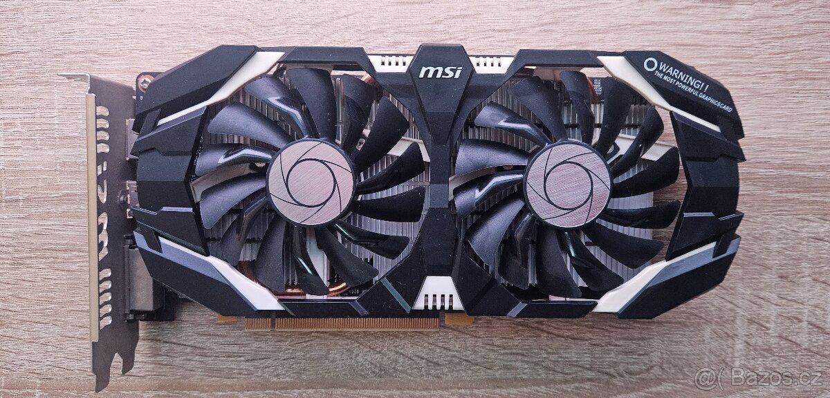 MSI GeForce GTX 1060 OCV1 6 GB - záruka