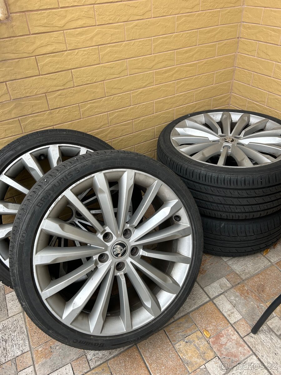 Prodám alu kola Škoda – letní sada, 4 kusy