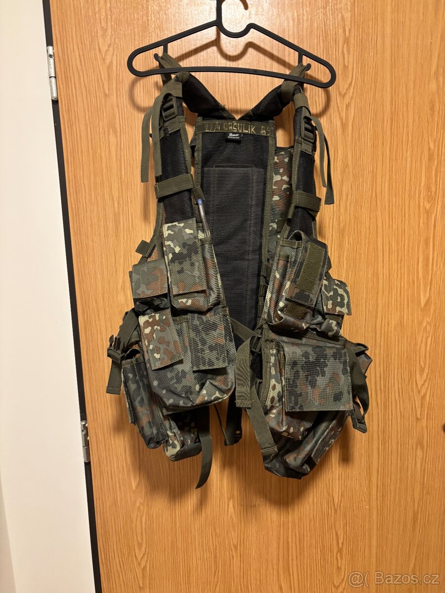 Taktická vesta + WADSN světlo + CO₂ zásobník set