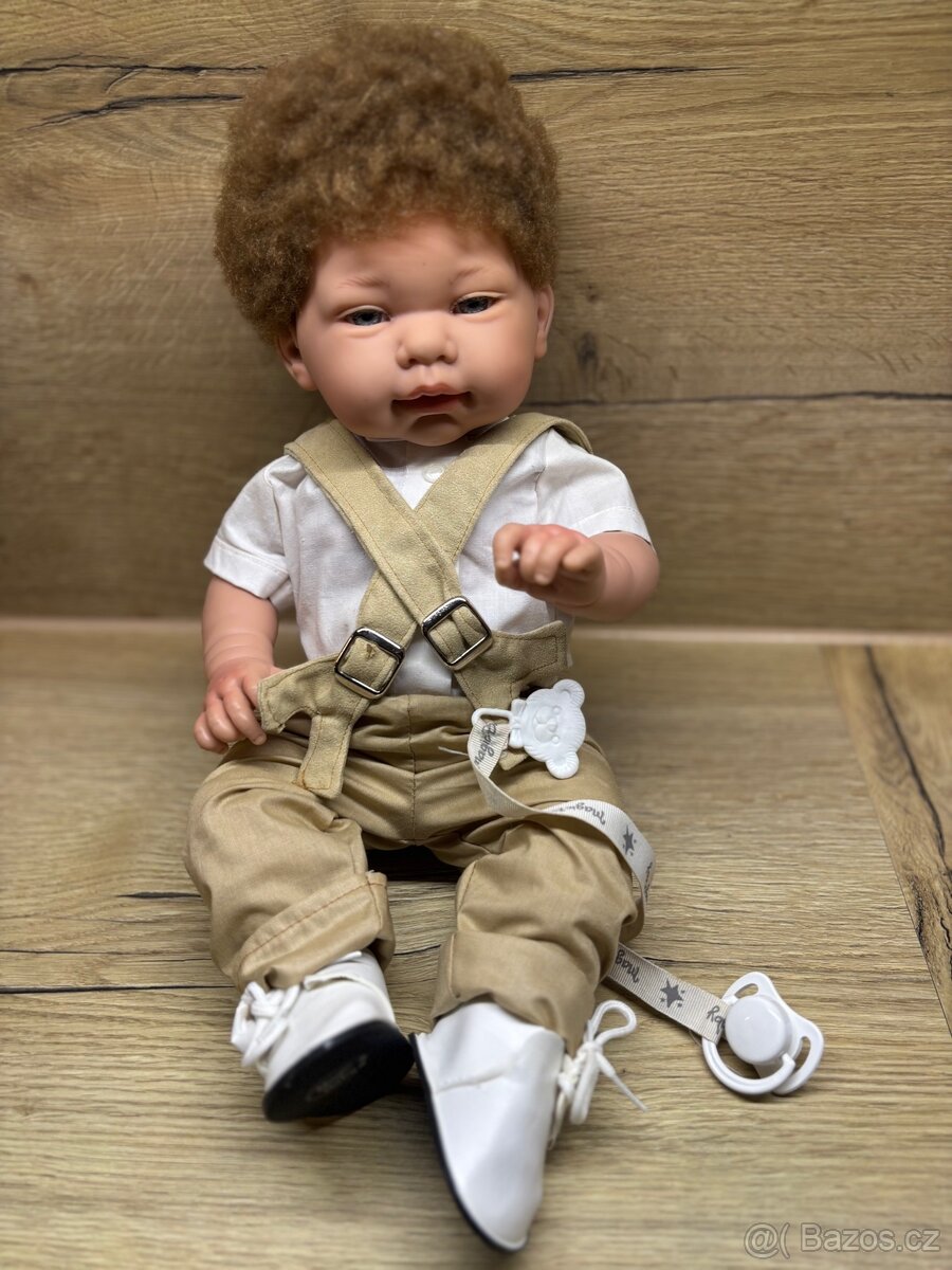 Nádherná velká realistická panenka chlapeček Magic Baby 45cm