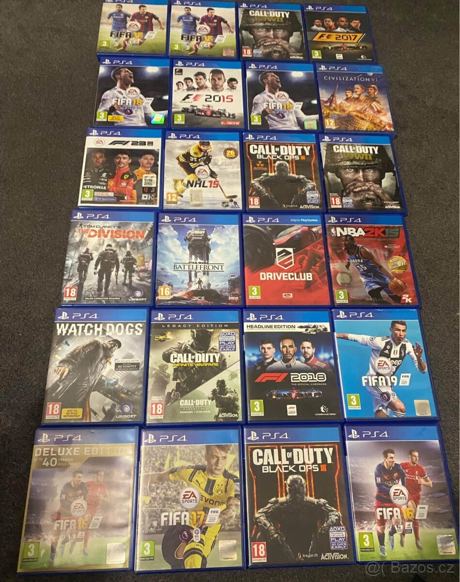 Ps4 hry , kus 150-400 Kč