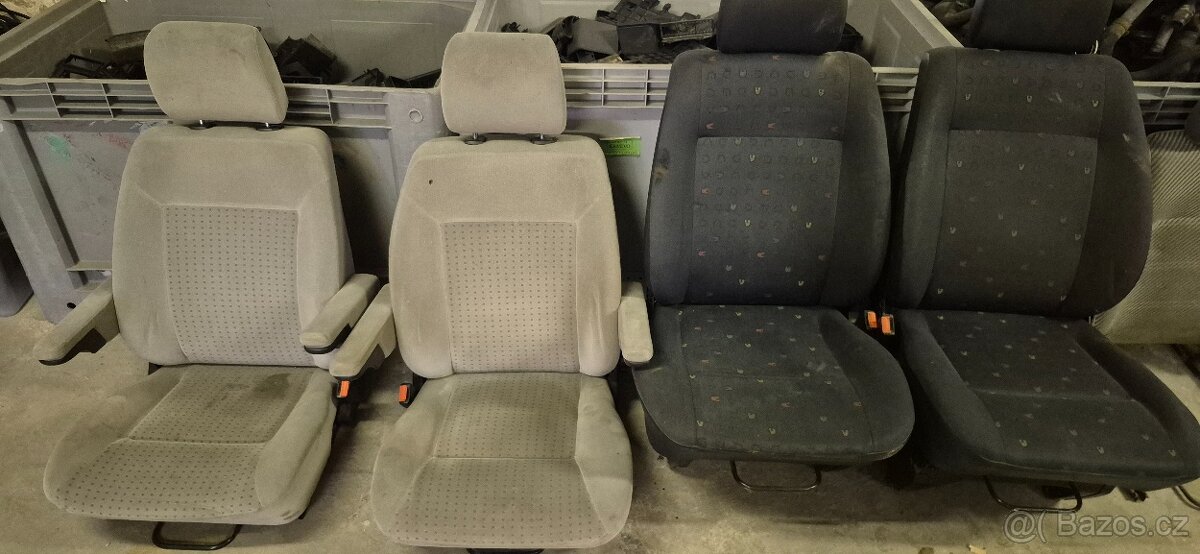 Vw t4 sedačky s loketkama vyhřívané