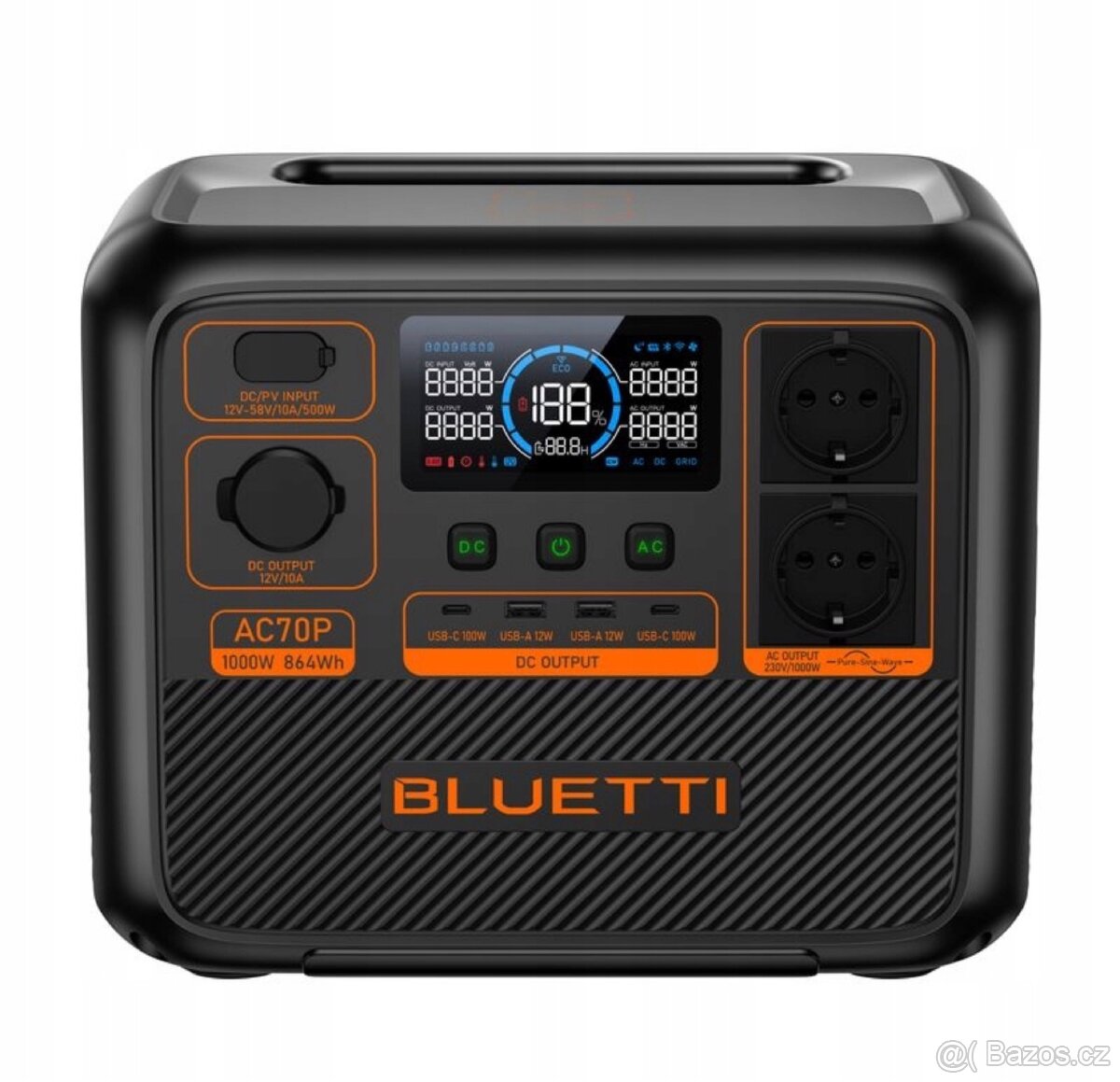 Bluetti Portable Power Station AC70P - 864Wh✅