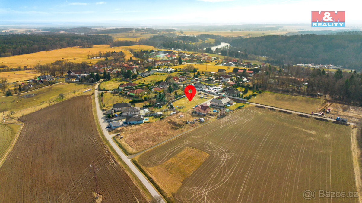 Prodej pozemku k bydlení, 1887 m², Jivno u Českých Budějovic