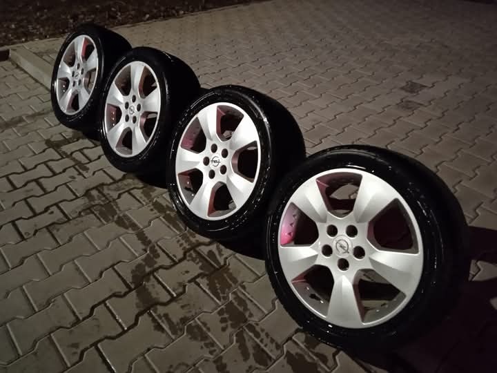 ALU Opel 5x110 R17 + pneu na dojetí