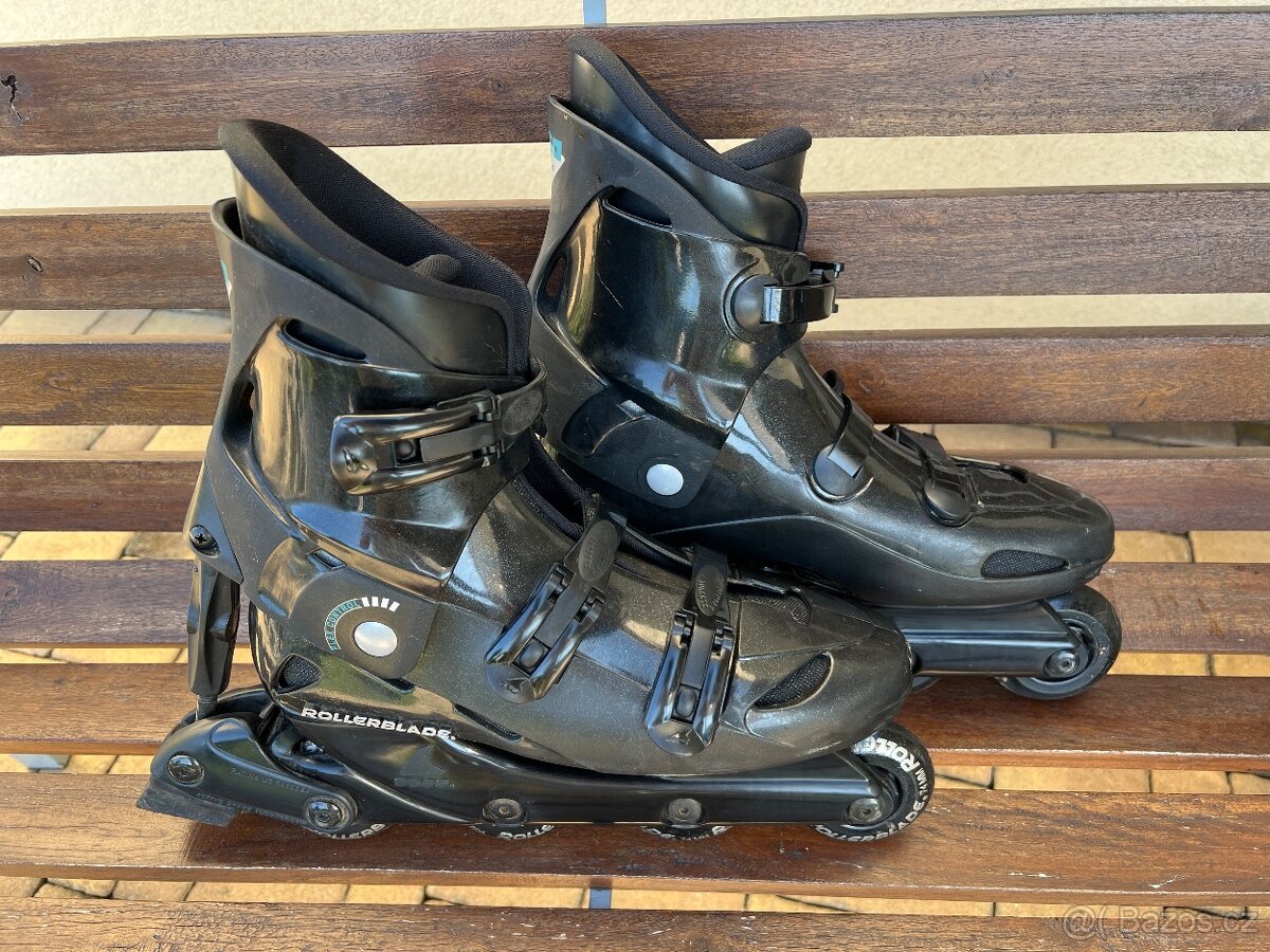 Rollerblade kolečkové inline brusle vel.42(28,5) skořepinové