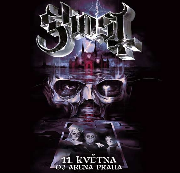 GHOST: World Tour 2025 VIP KLUBOVÉ PATRO, 11.5.2025 O2 ARENA