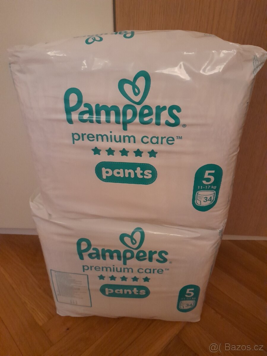 Plenky Pampers pants 5 Premium care