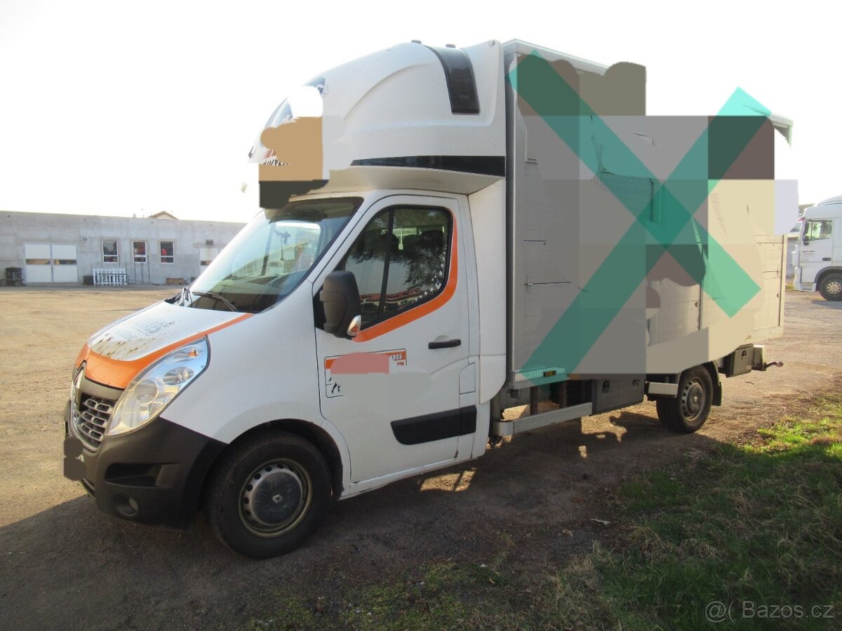Renault Master 2,3 rok 2018, 125kW tlakuje voda, bez nástavb