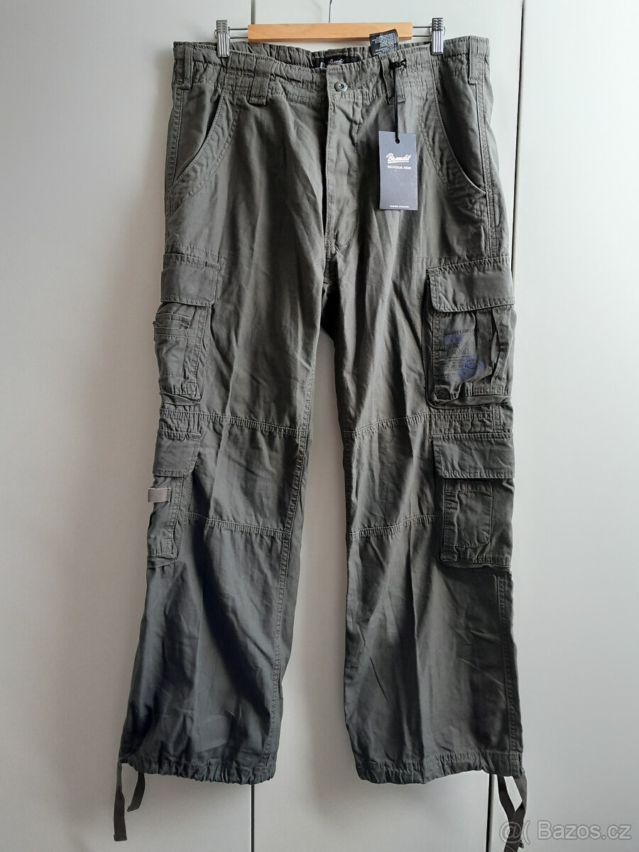 Brandit cargo kalhoty - kapsáče, XXL, olive, nové