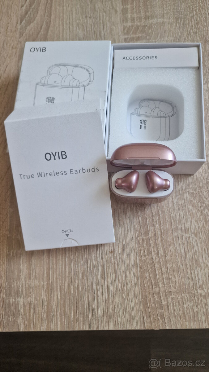 Bezdrátová sluchátka OYIB MD058A růžové