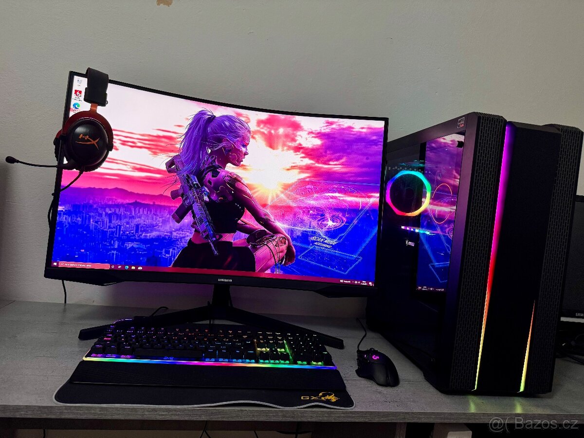 HERNÍ PC SESTAVA R7 2700/16GB RAM/RTX 3060 12GB/1TB SSD