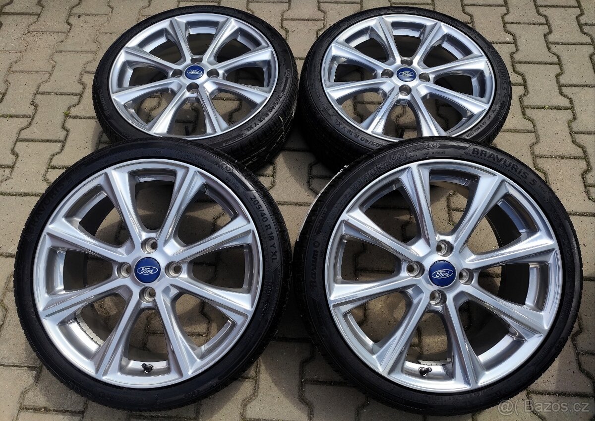 Alu kola originál Ford Fiesta ST 4x108 R18 NOVÁ SADA