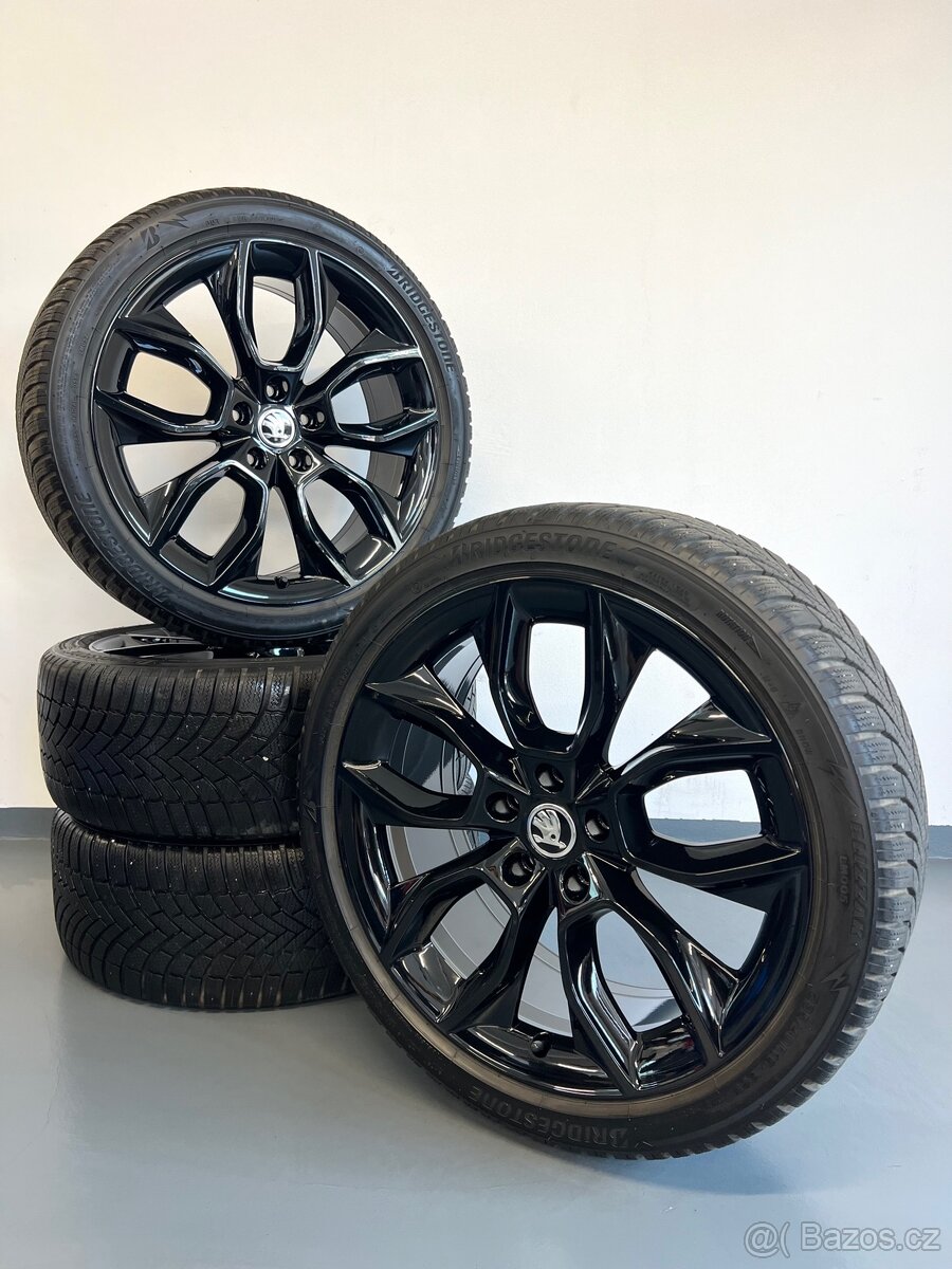 Zimní ❄️ Alu kola Crater, Škoda Superb 3 Scout, 5x112 r19