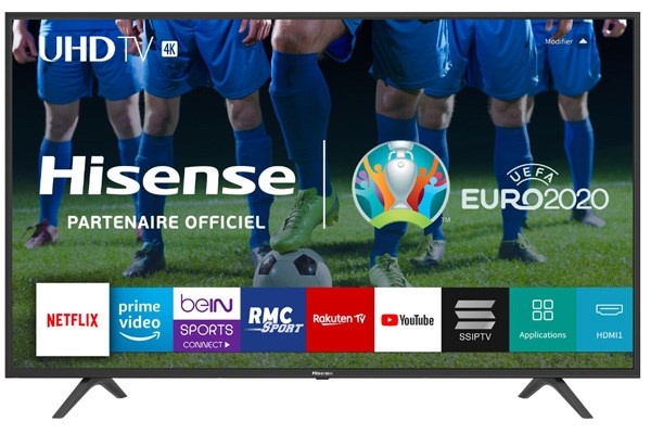 4K UHD SMART LED TV Hisense H43BE7000 úhlopř.108cm