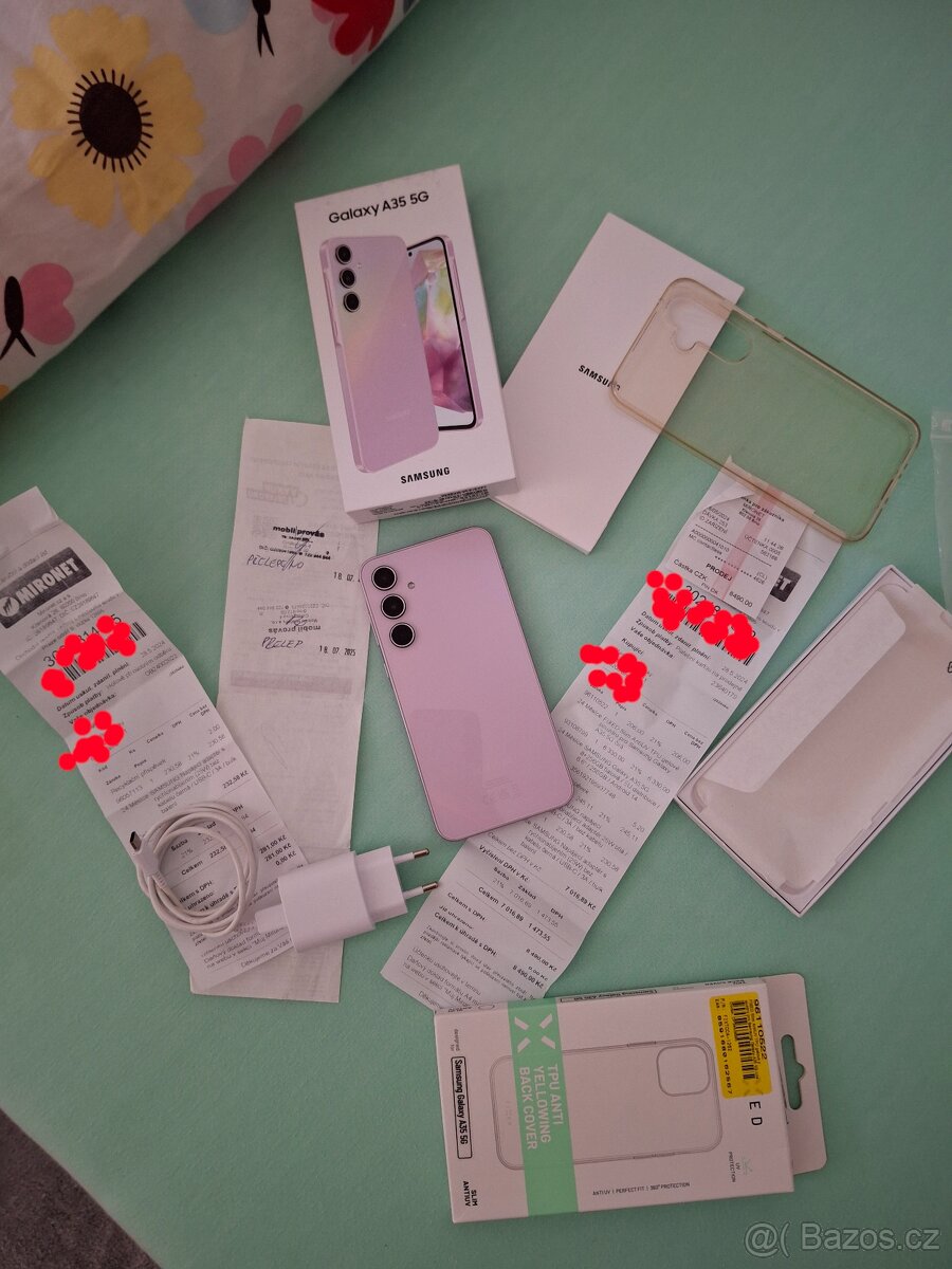 SAMSUNG A35 5G 8GB/256GB FIALOVÝ,stav 10/10