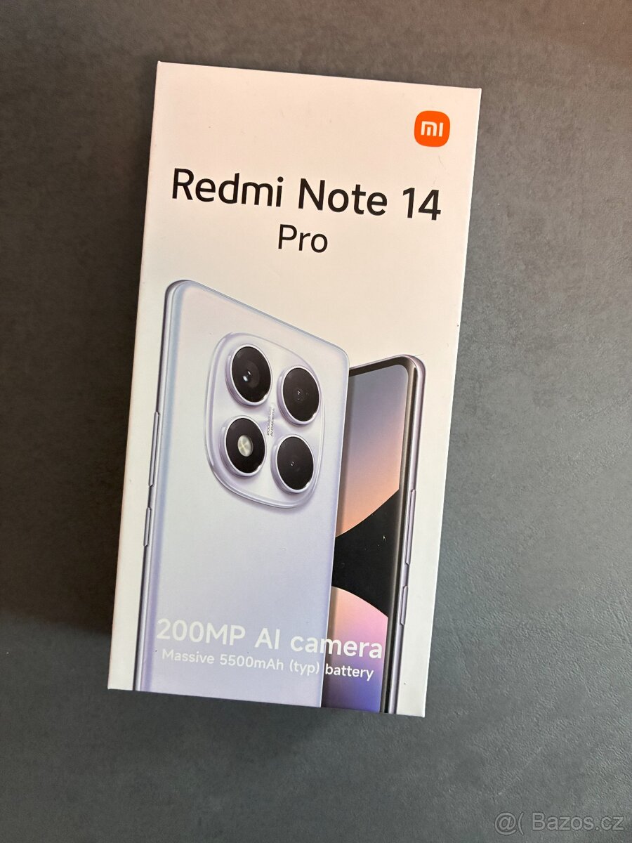 Redmi Note 14 Pro, nový, nepoužívaný - TOP cena