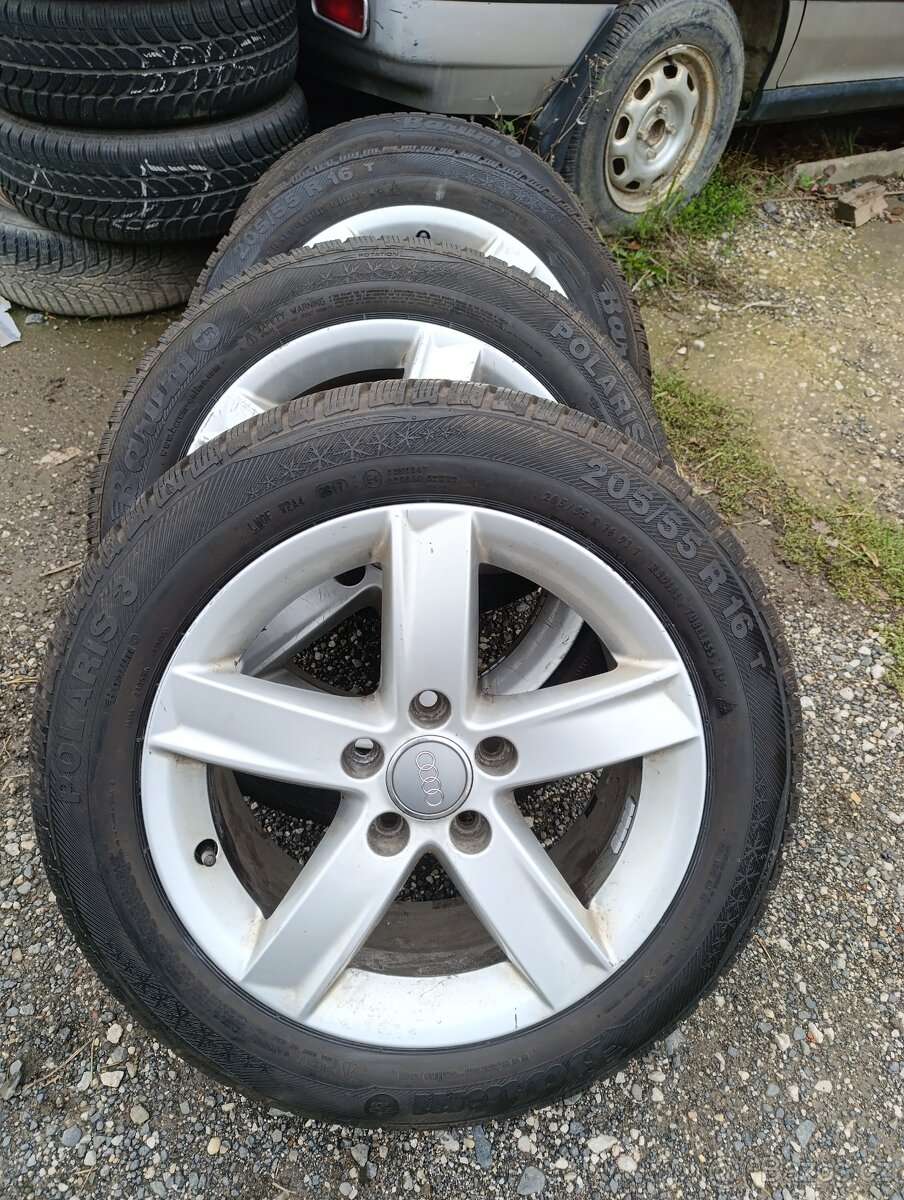 16" zimni sada Audi 205/55 R16 5x112