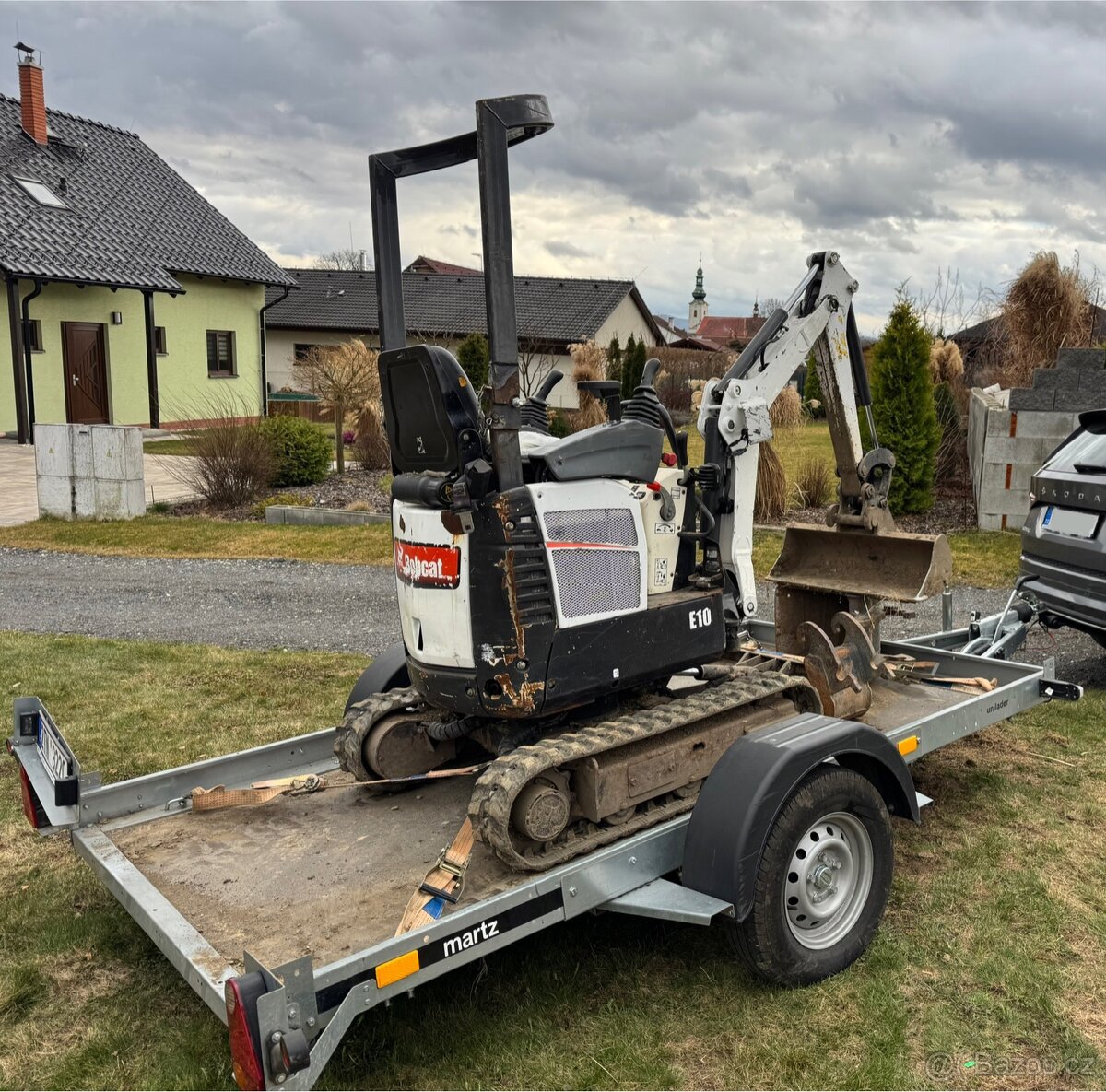 Pronájem minibagru Bobcat E10 (1,2t) Jaroměř