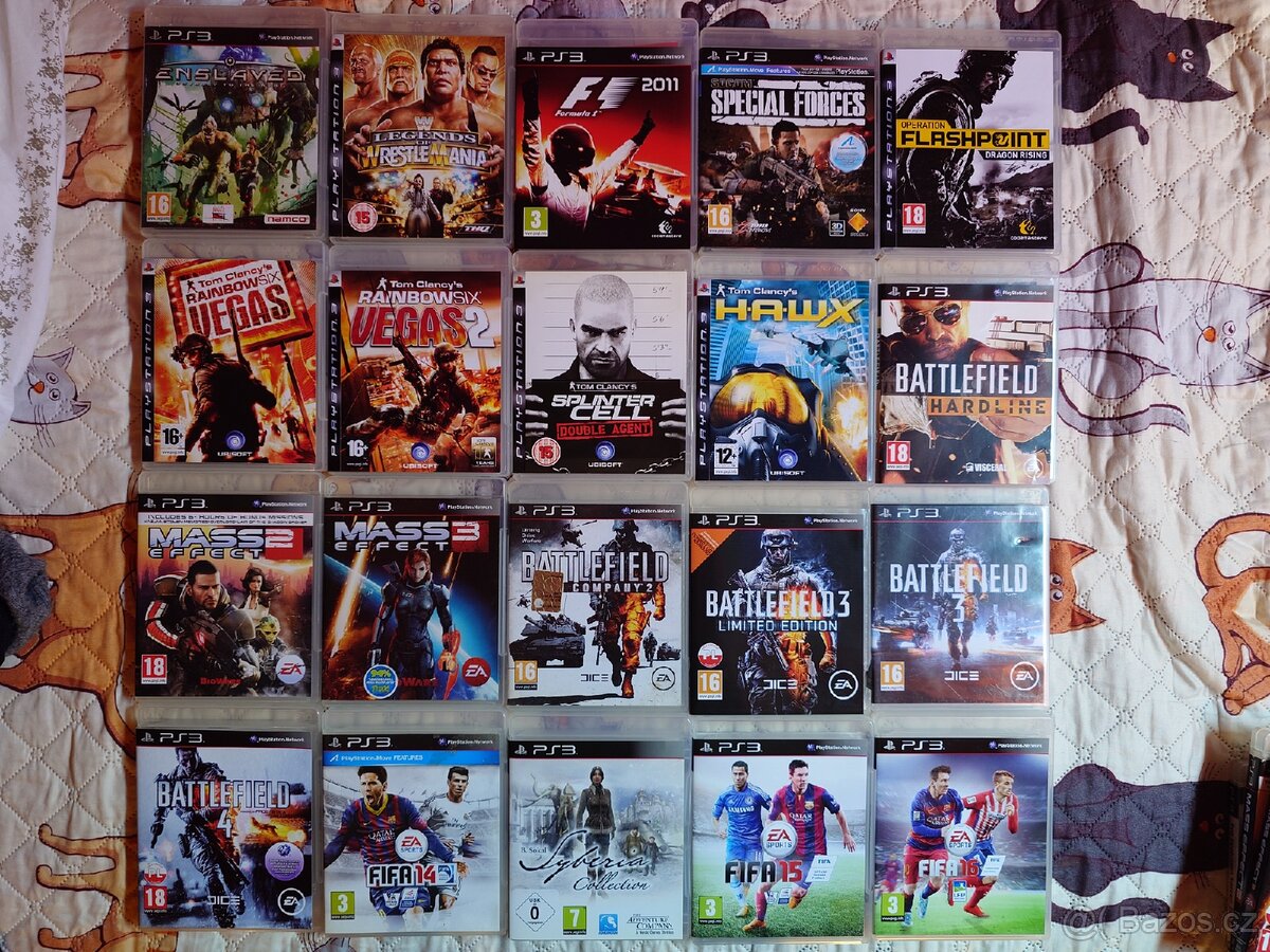 Hry na PS3 - PlayStation 3 posílám i zásilkovnou...
