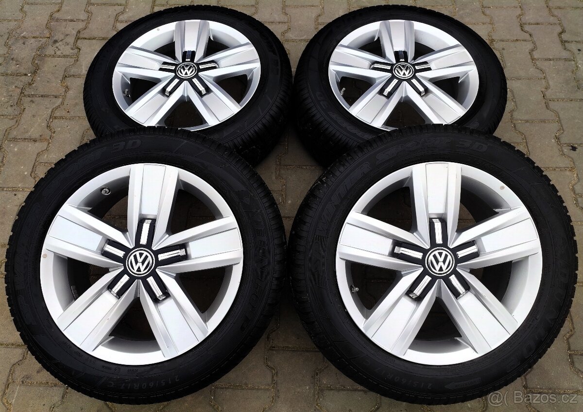 Alu kola originál Volkswagen Transportér T5, T6 5x120 R17