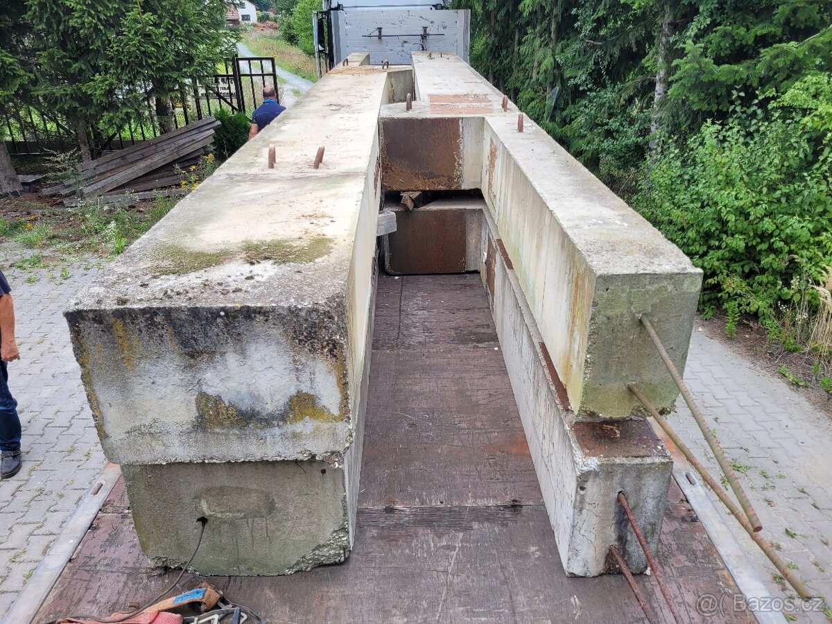 Betonová konstrukce haly