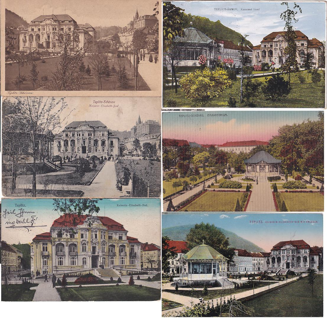 staré pohledy Teplice - kamenné lázně