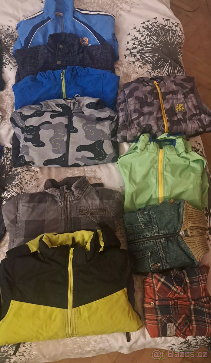 Balik oblečení kluk 122 az 128 něco 134