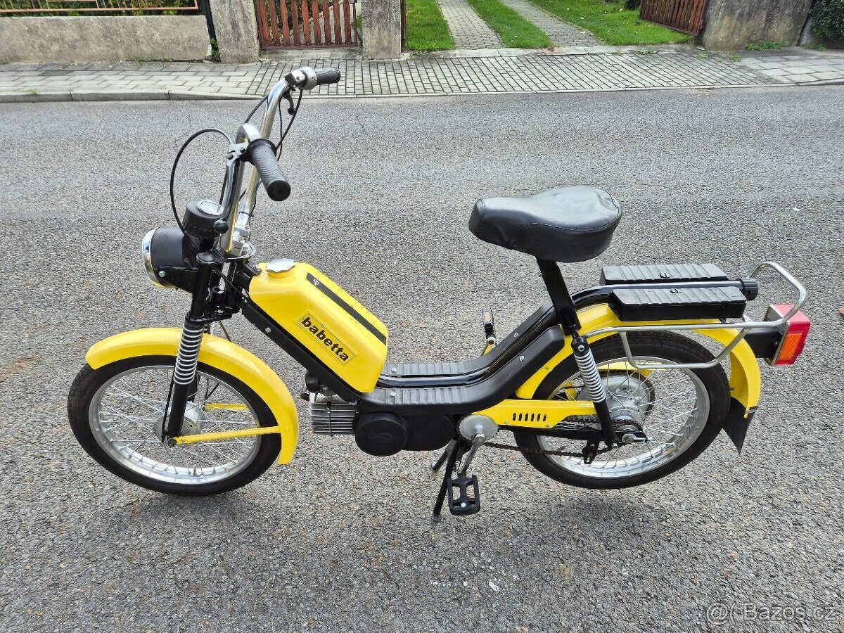 Babetta 210 po komplet GO(RENOVACI),s kartičkou, velmi pěkná