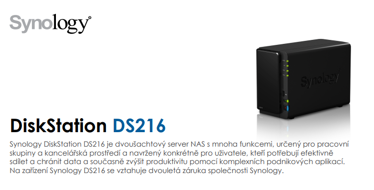 NAS DS 216