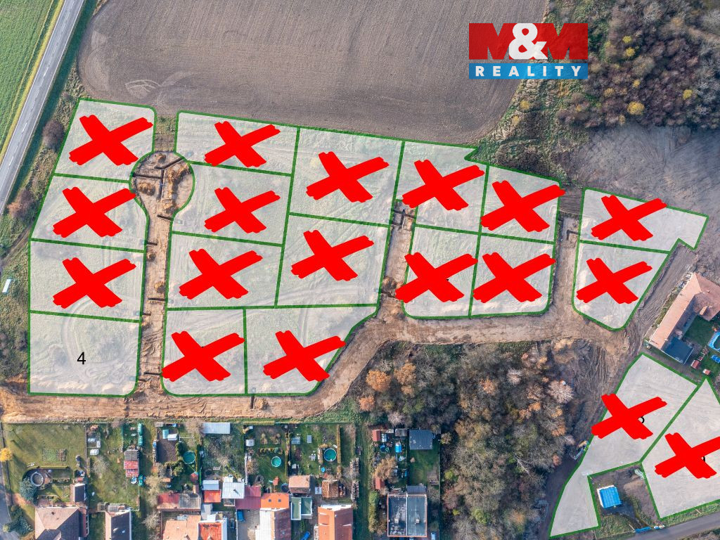 Prodej pozemku k výstavbě rodinného domu, 1235 m², obec Časy