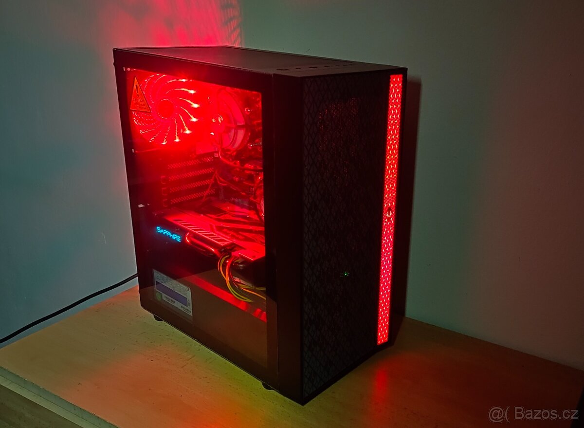 Herní PC s 16 jader a AMD RX570 8GB (podobná RTX 3050)