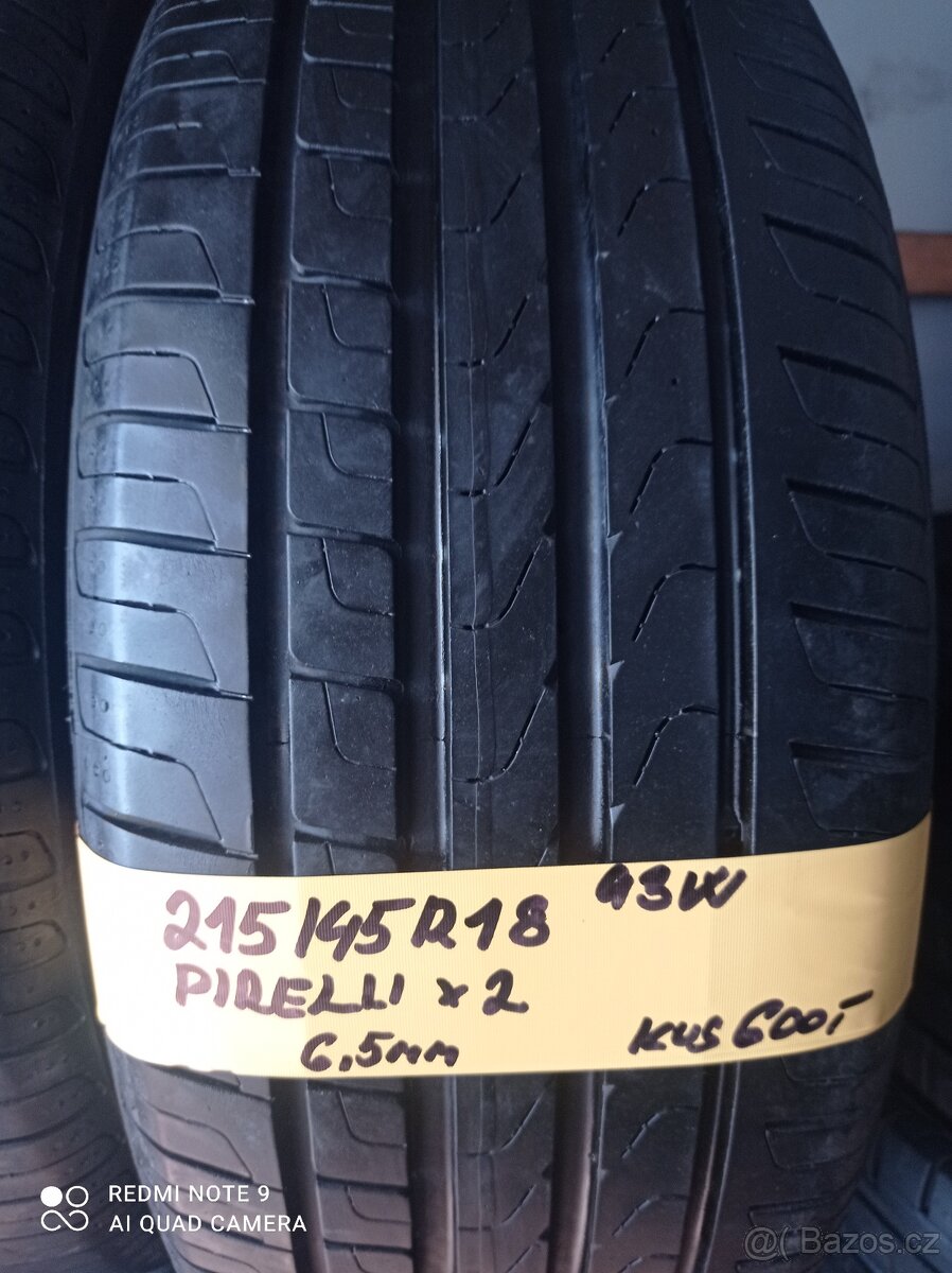 215/45r18 letní Pirelli x2