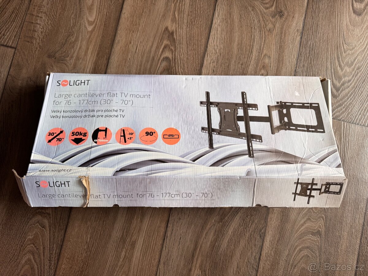 Nástěnný držák na televizi Solight