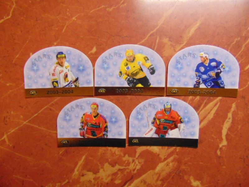 prodám č.1 hokejové karty OFS 2003-2004 viz foto,v