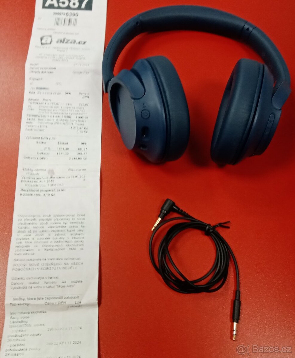 SONY NOISE CANCELLING WH- CH720n Záruka 11/2026 ALZA