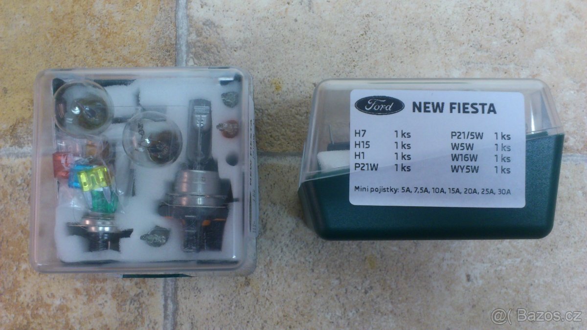 Originální sada žárovek a pojistek FORD NEW FIESTA