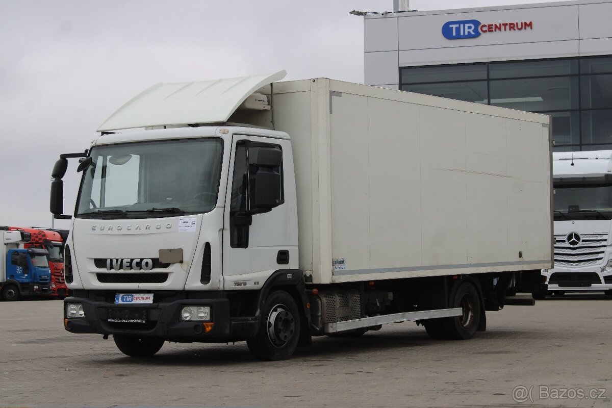 Iveco EUROCARGO 75E19, THERMO KING C - 450e,HYDRAULICKÉ ČELO